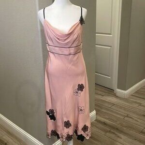 Express Midi Silk 90’s Dress Size 8
